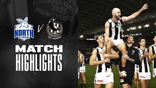 North Melbourne v Collingwood Highlights  Round 8 2021  AFL [upl. by Aihtela]