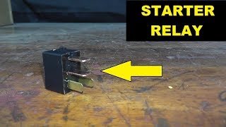 How To Test and Replace A Starter Relay [upl. by Ecnerewal]