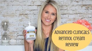 Advanced Clinicals Retinol Firming Cream Review [upl. by Jennine248]