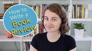 How to Write a Book Review [upl. by Lilybelle474]