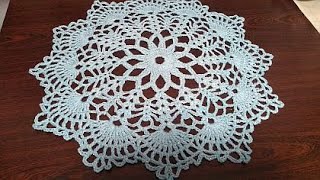 Prosta szydełkowa serwetkaEasy crochet doily [upl. by Sewel]