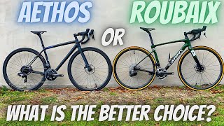 2021 SPECIALIZED ROUBAIX or AETHOS WHAT ARE THE DIFFERENCES WHAT IS THE BIKE FOR YOU SWORKS PRO [upl. by Yrreb]