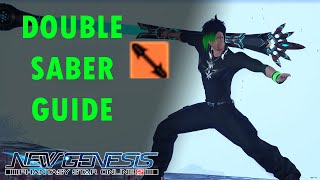 PSO2NGS Fighter Double Saber Guide [upl. by Hsatan]