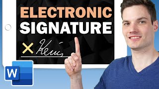 🖋 How to Add Signature in Word [upl. by Akirrehs]