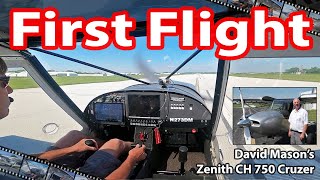 First Flight Zenith CH 750 Cruzer [upl. by Idnim56]