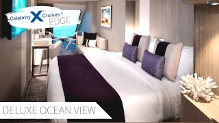 Deluxe Ocean View Stateroom Forward Facing  Celebrity Edge Full Walkthrough Tour amp Review 4K [upl. by Runck]