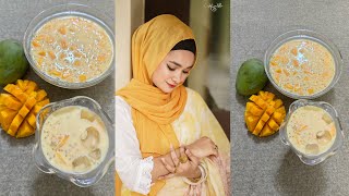 Mango Sago recipe  Rothey Ahmed [upl. by Supmart]