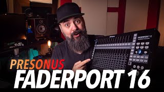 PRESONUS FADERPORT 16 DAW CONTROLLER REVIEW [upl. by Han]