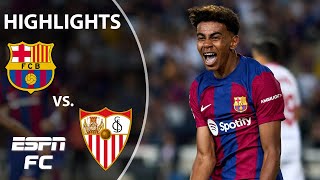 Barcelona vs Sevilla  LALIGA Highlights  ESPN FC [upl. by Aliac]