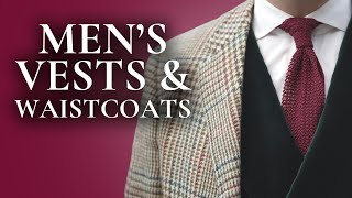 Mens Waistcoats amp Vests  What They Are amp How to Wear Them [upl. by Leunamesoj]