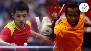 FULL MATCH  Zhang Jike vs Quadri Aruna 2014  ITTF Mens World Cup [upl. by Yelah]