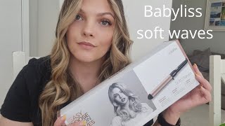 Babyliss soft waves wand review [upl. by Heuser]