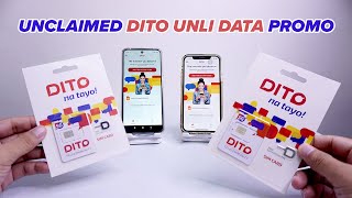 DITO SIM UNCLAIMED UNLI DATA PROMO AND 25GB DATA AFTER 30 DAYS PLUS [upl. by Yeslek]