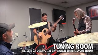 Metallica Tuning Room Bridge School Benefit Mountain View CA  October 22 2016 [upl. by Lyrak]