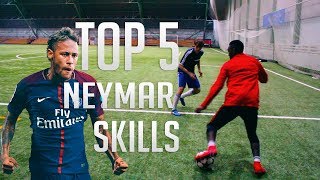 TOP 5 Neymar Skill Moves  Football Skills [upl. by Llennoc658]