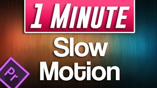 Premiere Pro 2019 Slow Motion Tutorial [upl. by Adekam926]