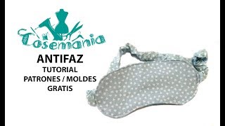 ANTIFAZ  Patrones o moldes gratis [upl. by Heer378]