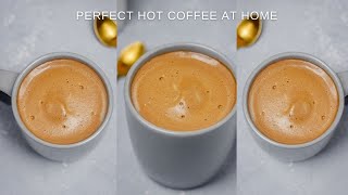 How To Make Hot Coffee Perfect Frothy Coffee At Home [upl. by Landsman]