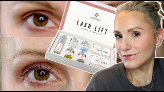 HOW TO DO A LASH LIFT SAFELY AT HOME  ICONSIGN LASH LIFT DEMO [upl. by Garaway]