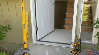 Jeld Wen Front Door Installation  Really crappy products and craftsmanship PART 1 [upl. by Leonhard]