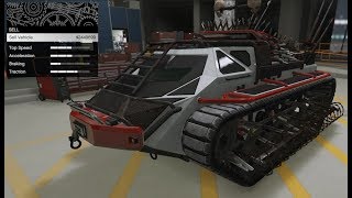 GTA 5  Arena War DLC Vehicle Customization  Apocalypse Scarab Tank and Review [upl. by Marleen]