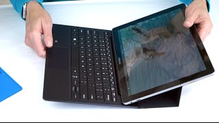 Samsung Galaxy TabPro S Review 12quot Windows 2in1 AMOLED Tablet [upl. by Astri]