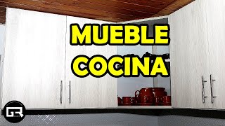 COMO HACER MUEBLE ALACENA PARA COCINA How to make kitchen cabinets [upl. by Yssep746]