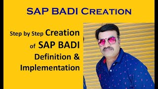 SAP BADI Creation Part 1 [upl. by Sydel]