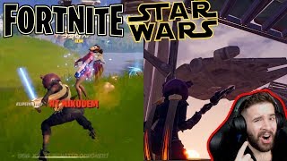 STAR WARS FORTNITE EVENT   LÉZERKARDUNK LETT [upl. by Ynaiffit385]