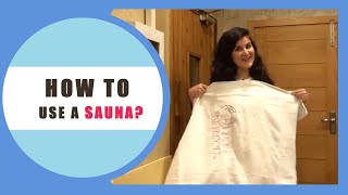 How to use Sauna in Gym  Mariya Khan [upl. by Aissirac]