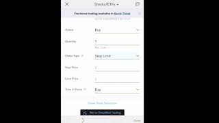 Stop Loss with Fidelity App 3min [upl. by Cirred]