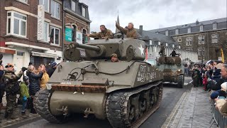 Bastogne Defilé 2019 75th anniversary Battle Of The Bulge [upl. by Olympe]