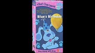 Opening to Blues Clues Blues Birthday 1998 VHS [upl. by Erdeid]