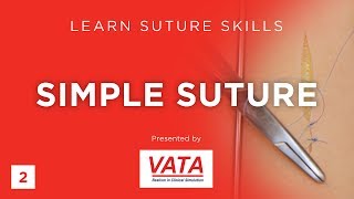 Subcuticular Suture  Learn Suture Techniques  VATA [upl. by Sadirah670]