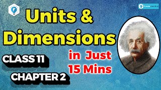 Units and Dimensions class 11 physics chapter 2 in one shot  Narendra Sir IITB 2003 AIR 445 [upl. by Schell]