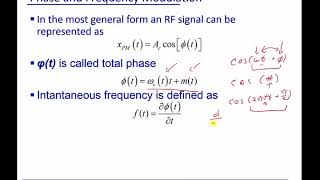 Module 2 Phase and Frequency Modulation [upl. by Eibbil]