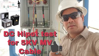 How to conduct High Potential Test Hipot test for 5KV MV Cable [upl. by Borlow]