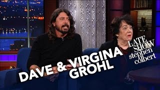 Dave Grohls Mom Virginia Talks About Raising A Rockstar Child [upl. by Gerge690]