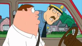 Peter Gets Pulled Over by a Cop  Family Guy [upl. by Alakcim841]