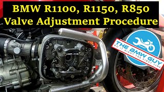 BMW R1100 R1150 amp R850 Valve Adjustment Procedure [upl. by Jemy711]