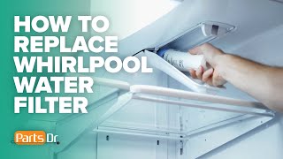 How to replace EveryDrop Whirlpool fridge ice amp water filter part  EDR4RXD1 [upl. by Verity577]