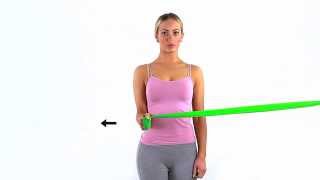 Rotator cuff theraband exercise [upl. by Nitsed]