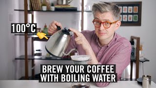 Brew your coffee with boiling water  coffee brewing temperatures explained [upl. by Alton]