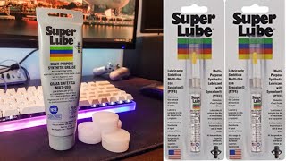 Not Lubed vs Lubed Switches  Using SUPER LUBE Oil not Spray [upl. by Gustie280]