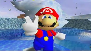 Super Mario 64 100 Walkthrough Part 10  Snowmans Land [upl. by Naletak]