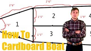 How to Make a Cardboard boat  That Wins [upl. by Nidia]