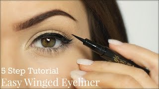 Eyeliner Tutorial  5 Steps  TheMakeupChair [upl. by Brand]