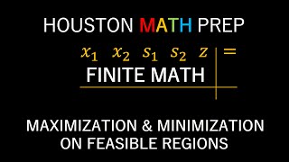 Maximization and Minimization Problems on Feasible Regions [upl. by Babs]