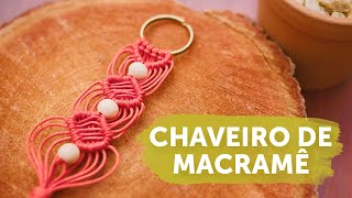 Chaveiro de Macramê Delicado e Chique  Tutorial Passo a Passo [upl. by Juliane]