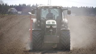 Gerstenaussaat 2018  Grubbern und Säen  John Deere 6150R  LandtechnikTeam Oberpfalz [upl. by Zaneta873]